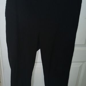 Ana & Kate Women's Black Paperbag Waist Tapered Pants Sz XL